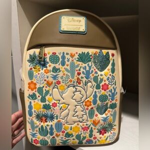 Loungefly Disney Lilo & Stitch Cacti Embroidered Mini Backpack